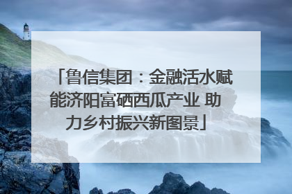 鲁信集团：金融活水赋能济阳富硒西瓜产业 助力乡村振兴新图景
