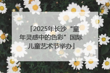 2025年长沙“童年灵感中的色彩”国际儿童艺术节举办