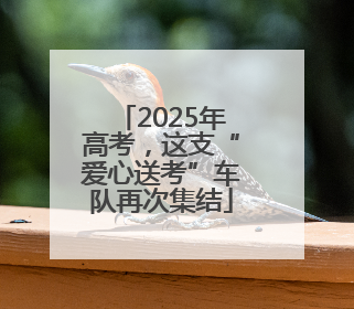 2025年高考，这支“爱心送考”车队再次集结