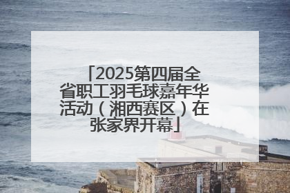 2025第四届全省职工羽毛球嘉年华活动（湘西赛区）在张家界开幕