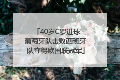40岁C罗进球 葡萄牙队击败西班牙队夺得欧国联冠军