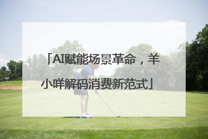 AI赋能场景革命，羊小咩解码消费新范式