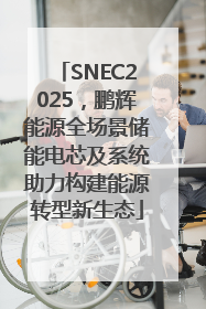 SNEC2025，鹏辉能源全场景储能电芯及系统助力构建能源转型新生态
